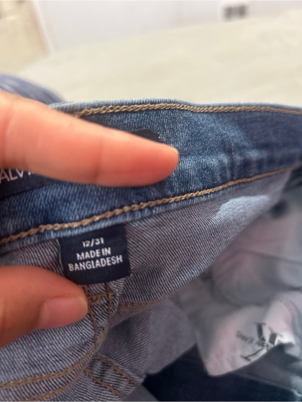 Calvin Klein Jeans Straight Leg Jeans - Medium Blue Wash - Picture 5 of 5